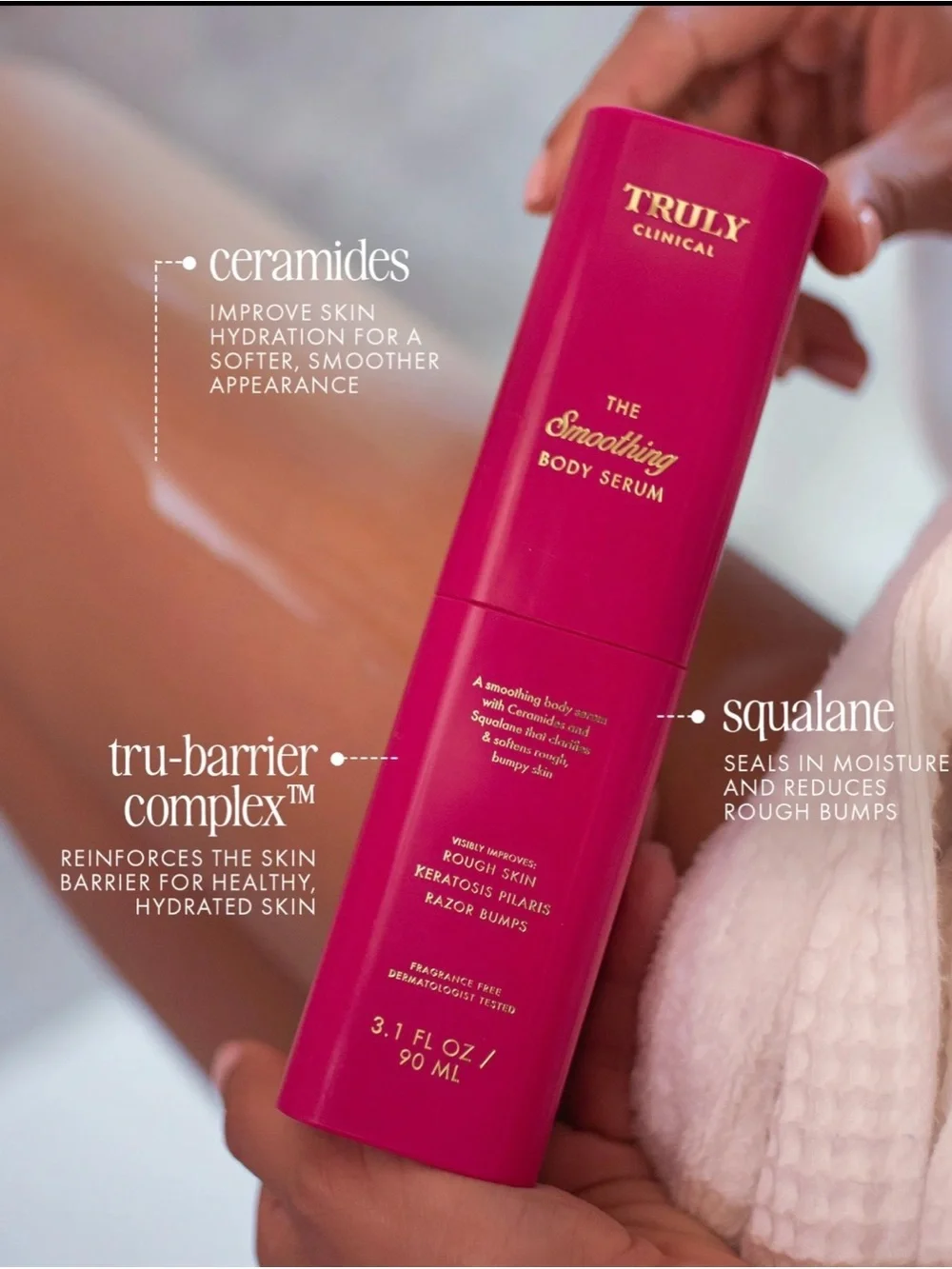 Truly Clinical The Clearing Body Serum 3.1 oz NIB